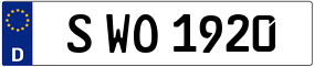Truck License Plate